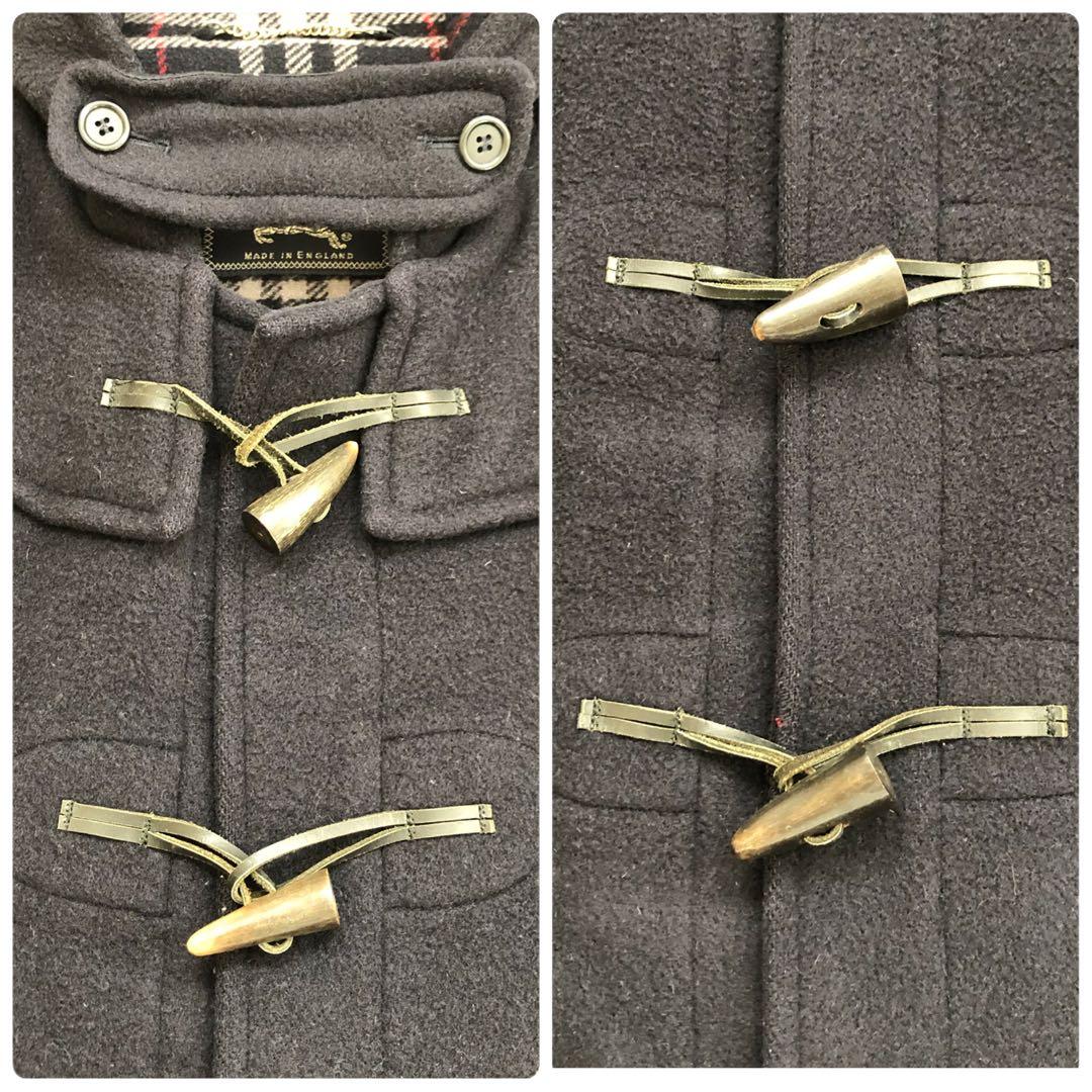 入手困難✨XL相当　ヴィンテージ　バーバリー　ダッフルコート　チェック　ロング