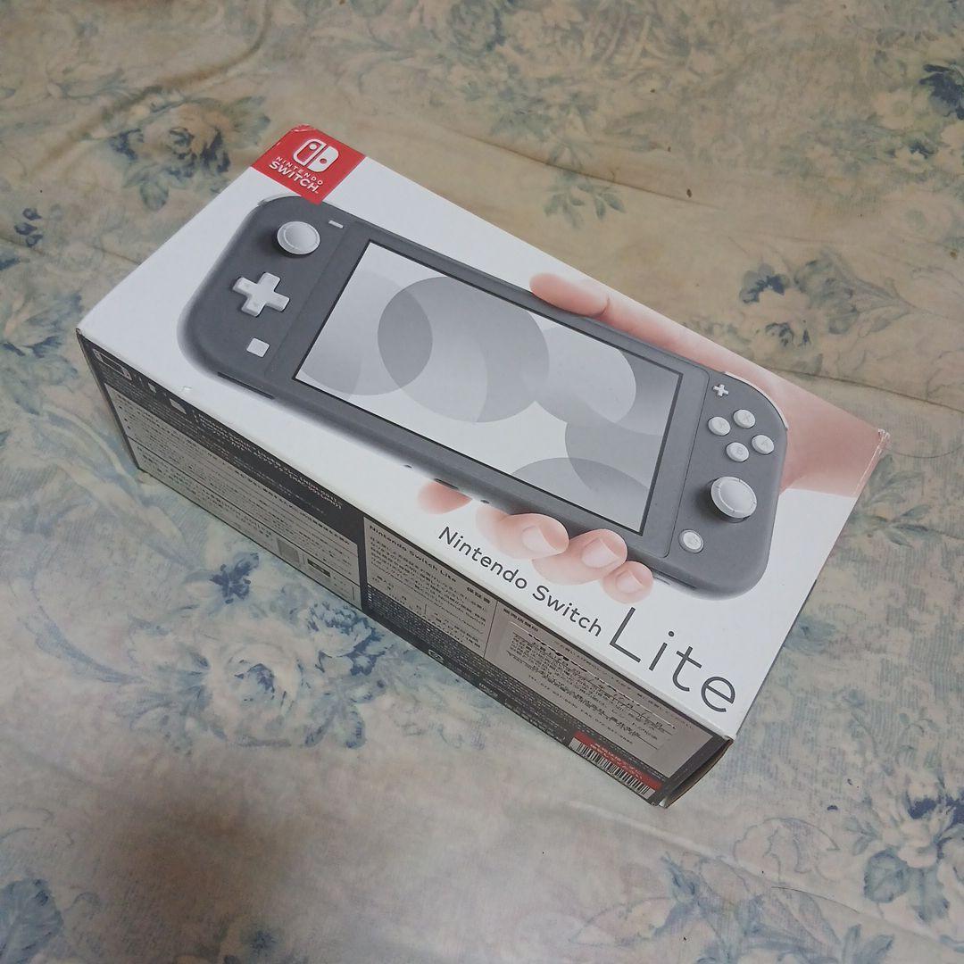 概要欄読んでください。Nintendo Switch Lite グレー　箱あり