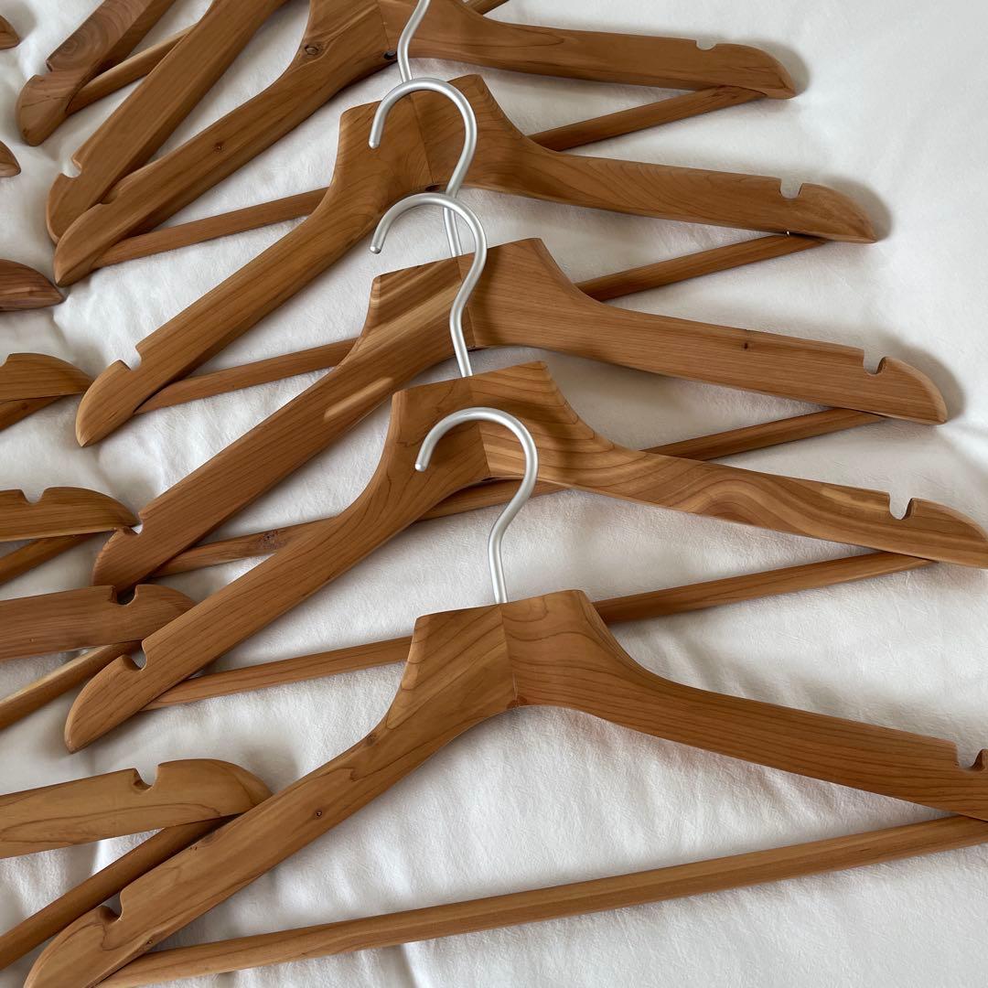 無印良品　レッドシダーハンガー　15本　約42cm 廃盤　希少