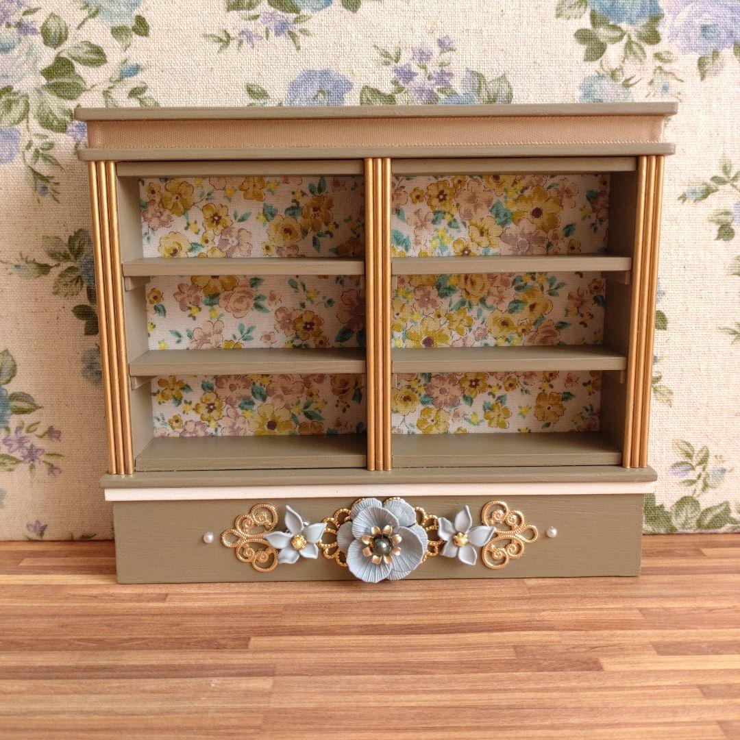 ミニチュア家具　焼き菓子の美味しい紅茶屋さん《アンティークウッド》