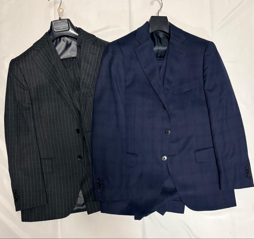 UNIVERSAL LANGUAGE オーダースーツ2着グレー＆ネイビー