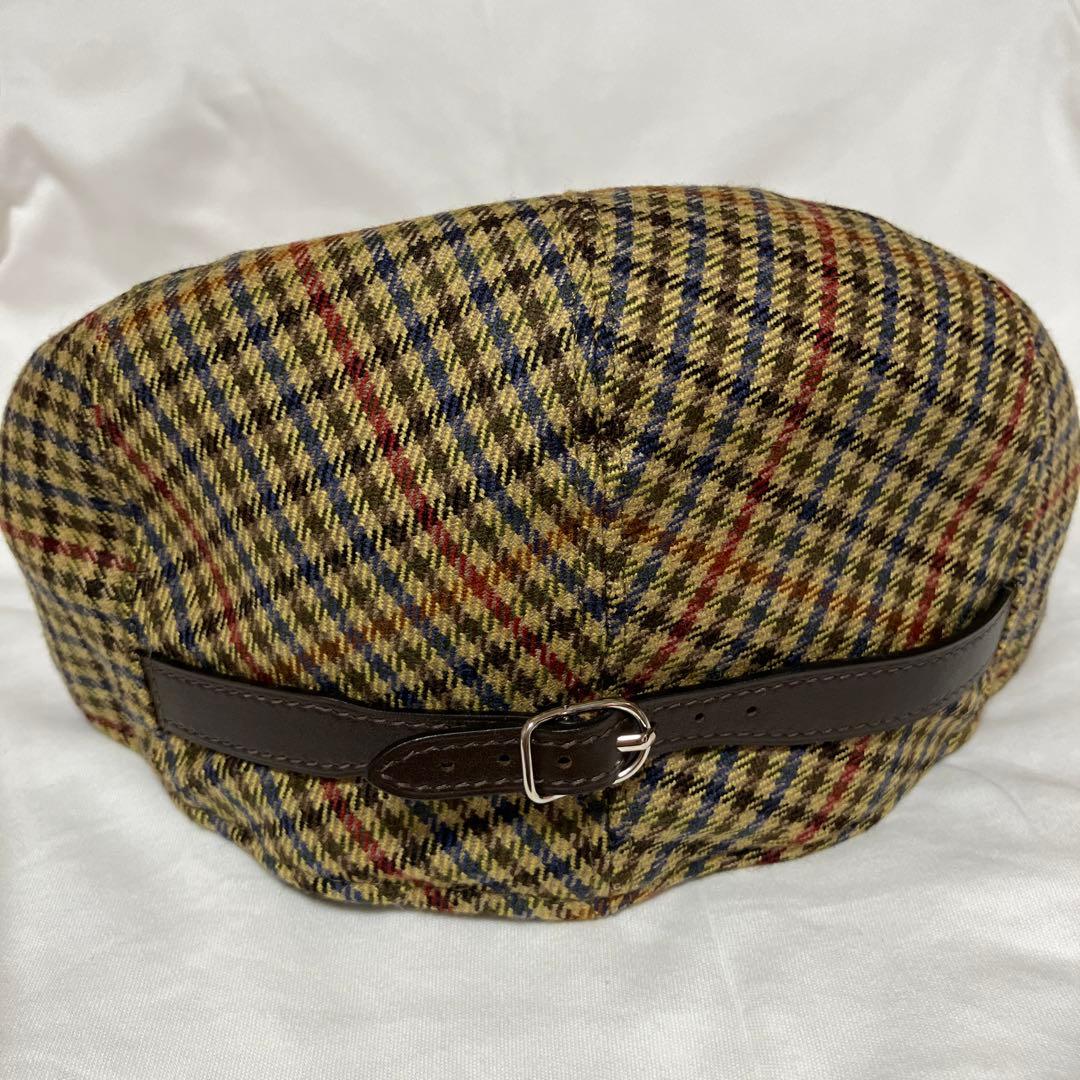 新品未使用　【HERMES】 エルメス チェック柄 ハンチング 58