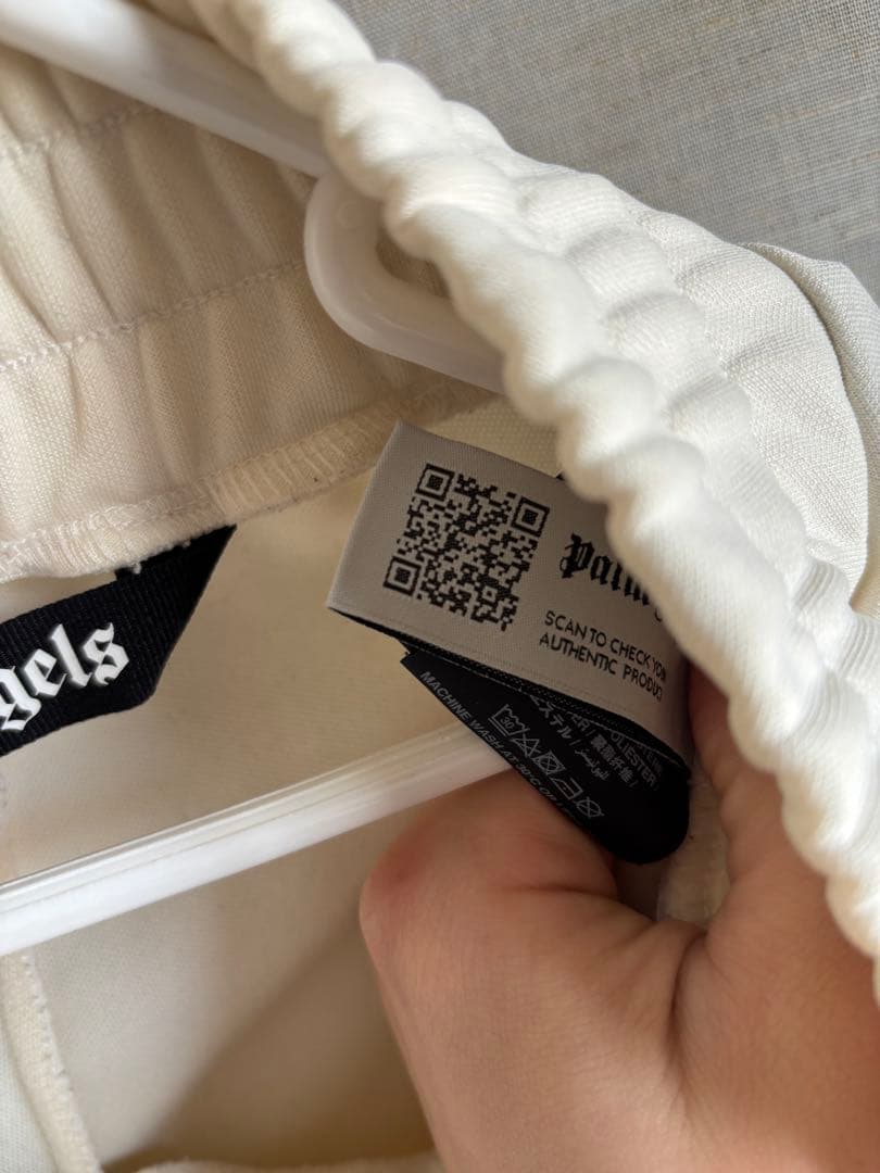 Palm Angels クリーム　パンツ　トラックパンツ