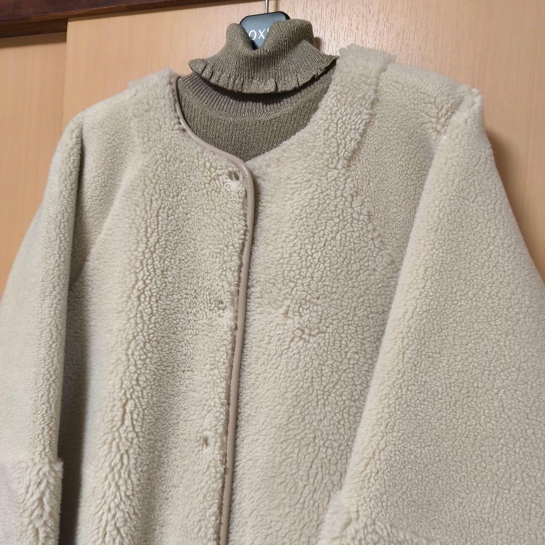 セール中❣️レリアン【美品未使用に近い】ボアコート　９号