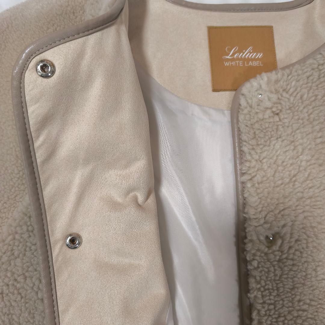 セール中❣️レリアン【美品未使用に近い】ボアコート　９号