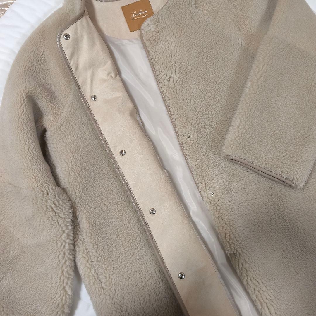 セール中❣️レリアン【美品未使用に近い】ボアコート　９号
