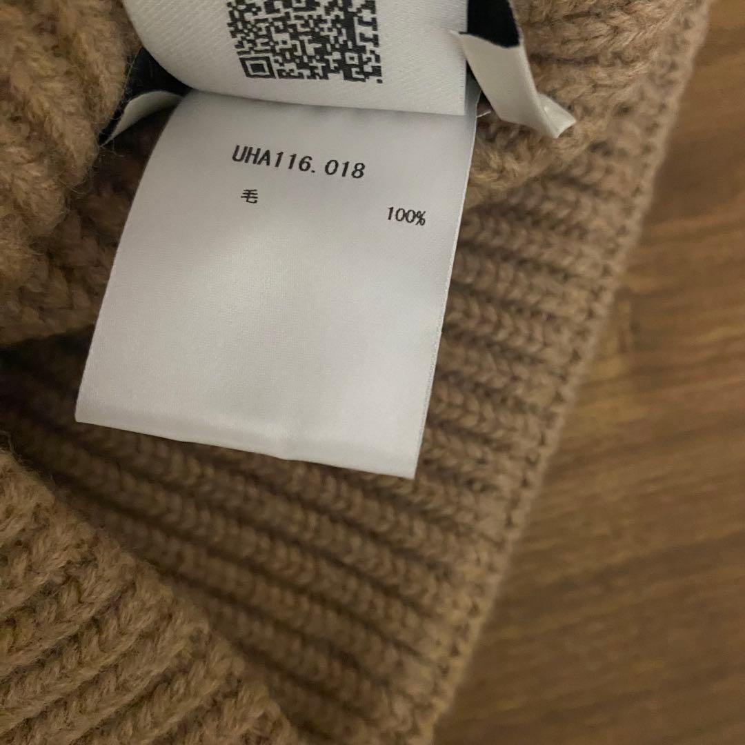 Ami Paris ニット帽 ビーニー キャメル