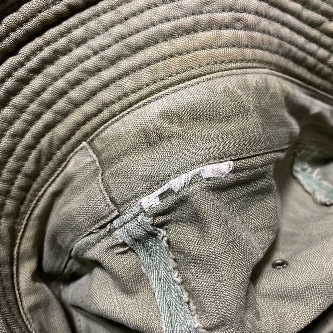 40s ビンテージUS ARMY HBT ヘリンボーンツイル ハット