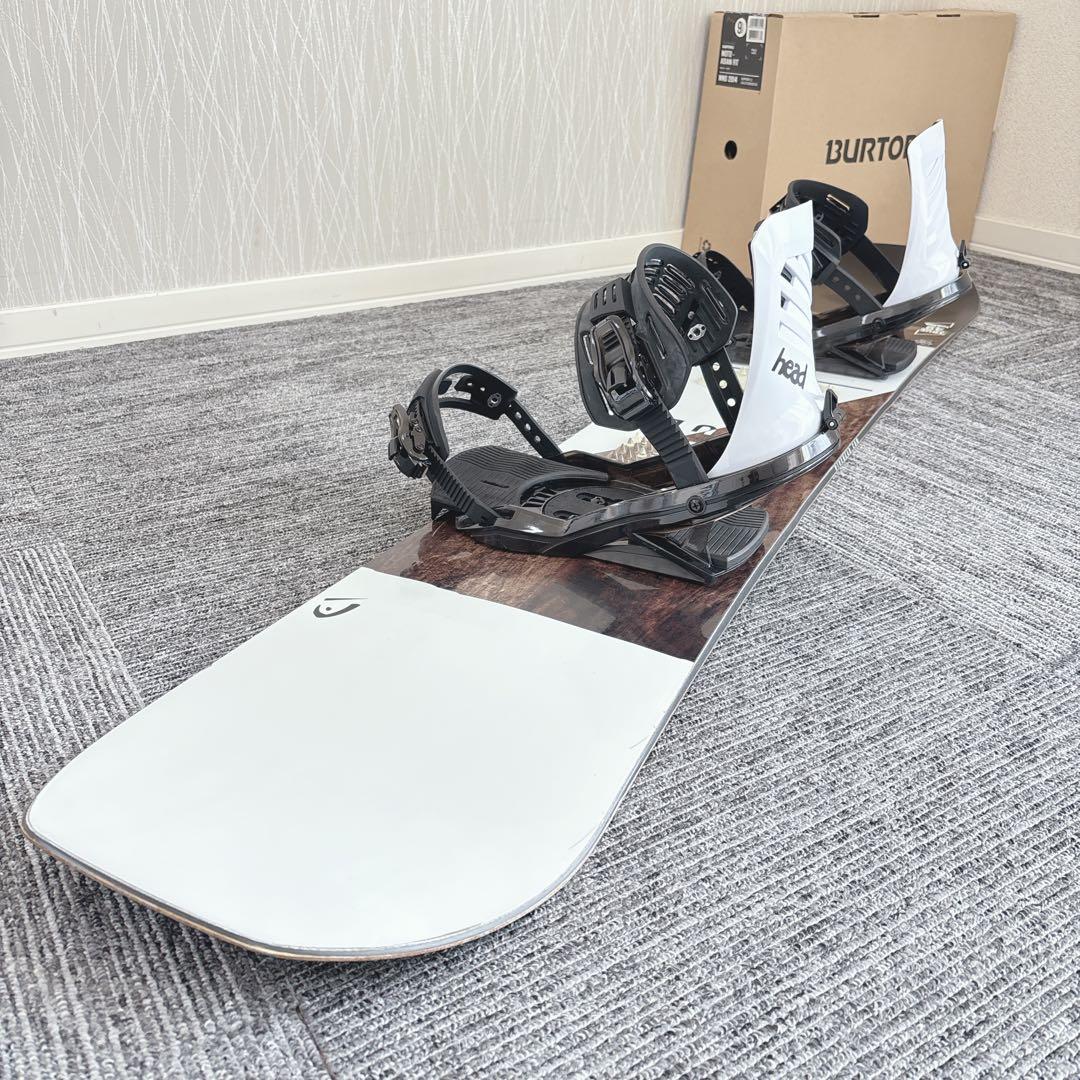 82美品❗️超豪華❗HEAD/TRUE スノーボードセット★149cm+ビン付