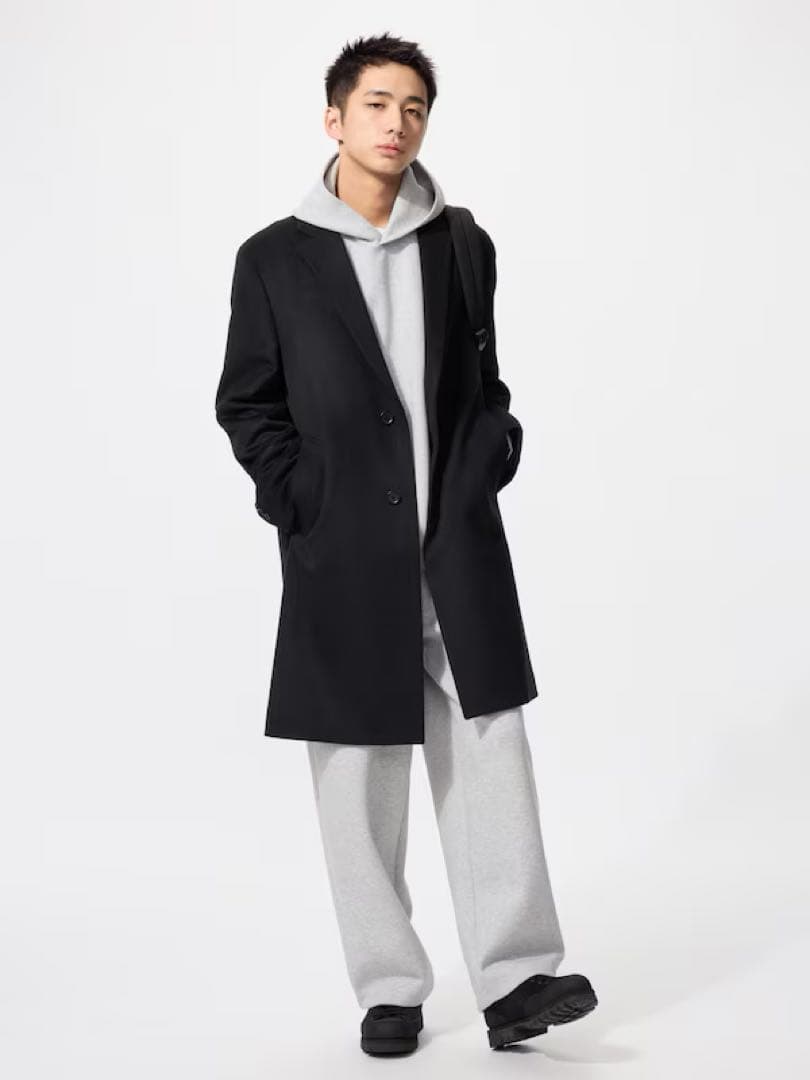【今季購入】UNIQLO ウールカシミヤチェスターコート【オンライン完売】