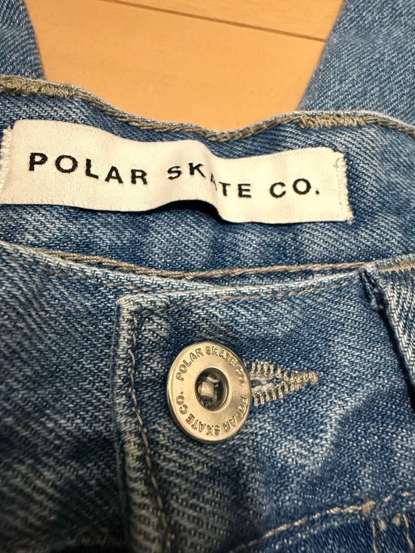 polerskate big boyブルーデニムパンツ