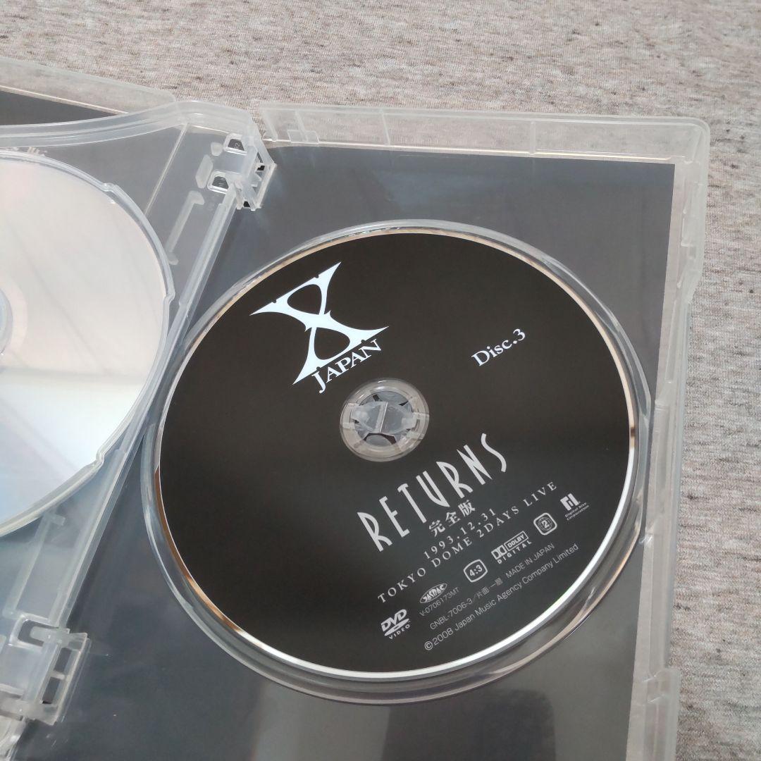 X JAPAN RETURNS 完全版 DVD-BOX　初回生産限定盤　新品同様