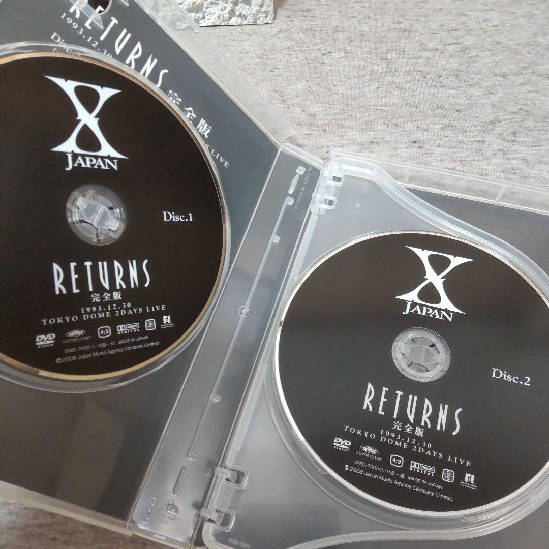 X JAPAN RETURNS 完全版 DVD-BOX　初回生産限定盤　新品同様