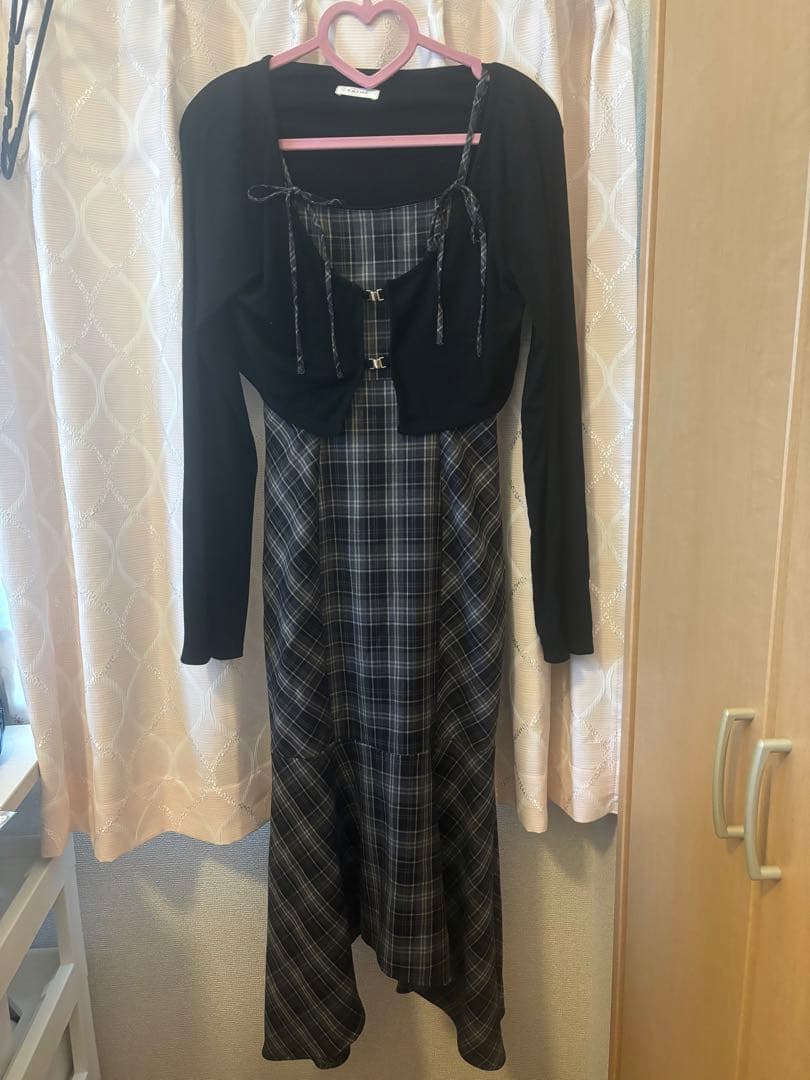 マーメイドチェックワンピース EATME