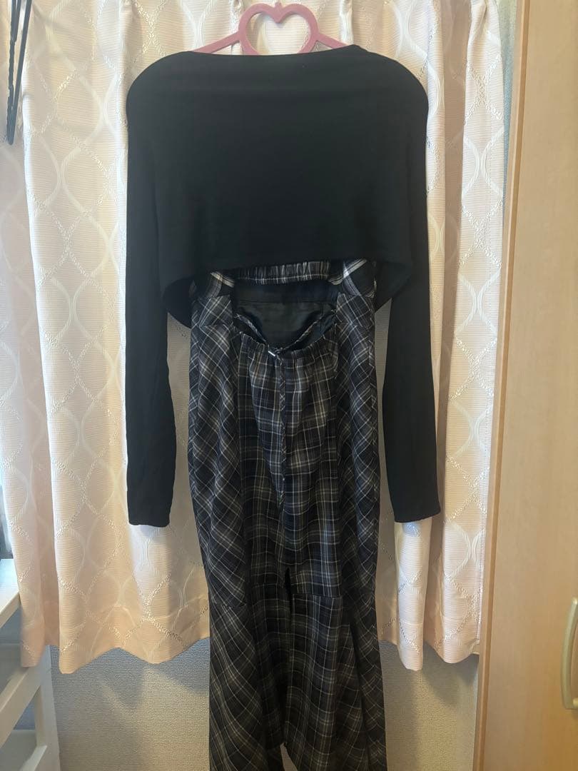 マーメイドチェックワンピース EATME