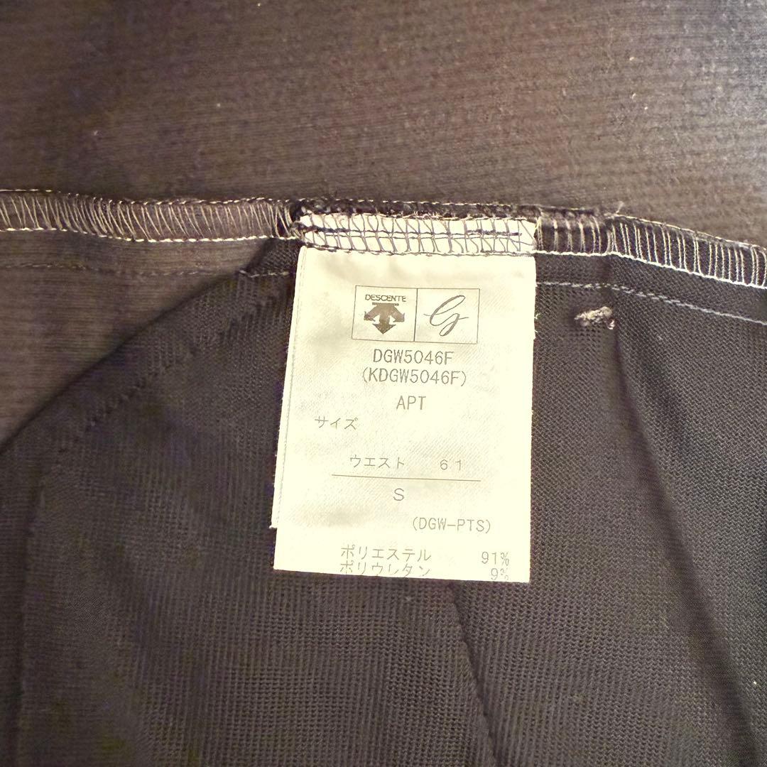 DESCENTE デサント ゴルフパンツ グレー 内側フリース レディース