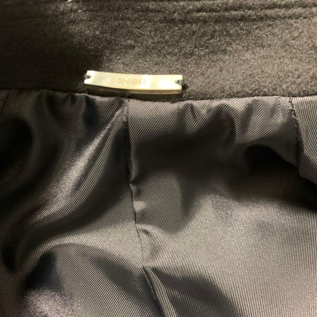 スナイデル　ウールカシミアスタンドカラーコート