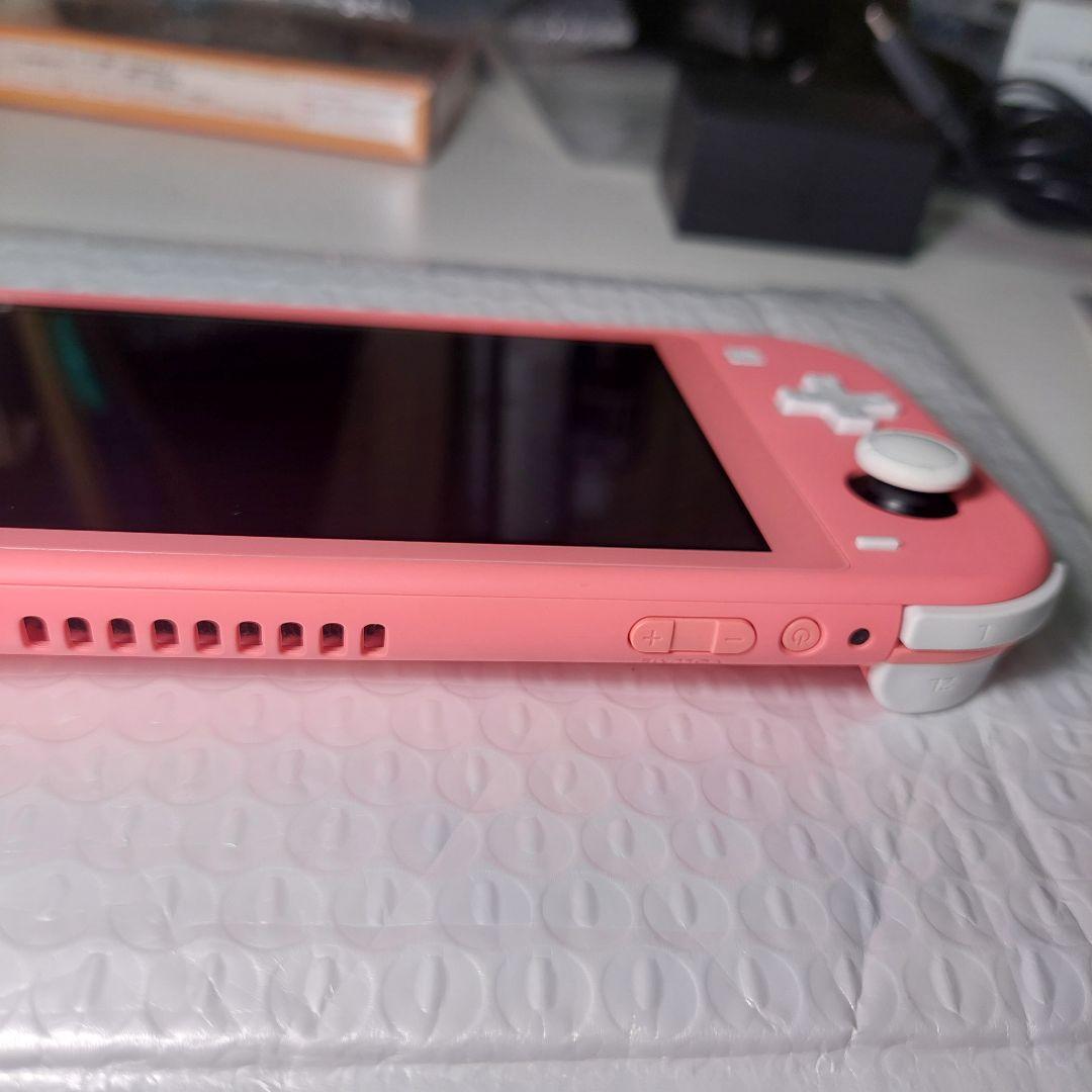 NintendoSwitch Lite本体 コーラルピンク 充電器付き