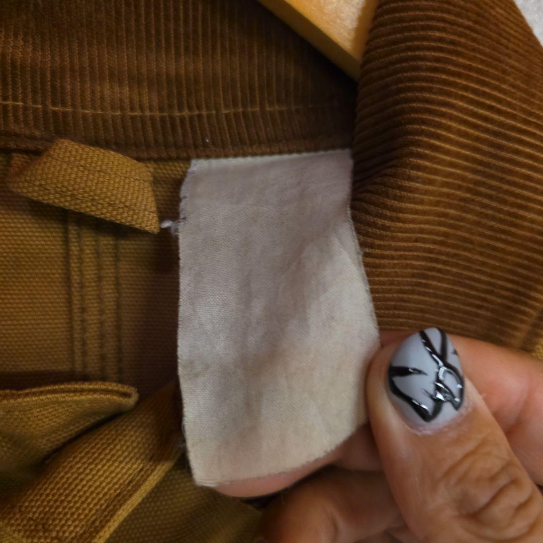 90s USA製　カーハート　ミシガンチョアコート　希少な裏地無し　ヴィンテージ