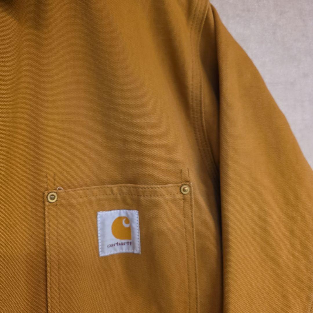 90s USA製　カーハート　ミシガンチョアコート　希少な裏地無し　ヴィンテージ