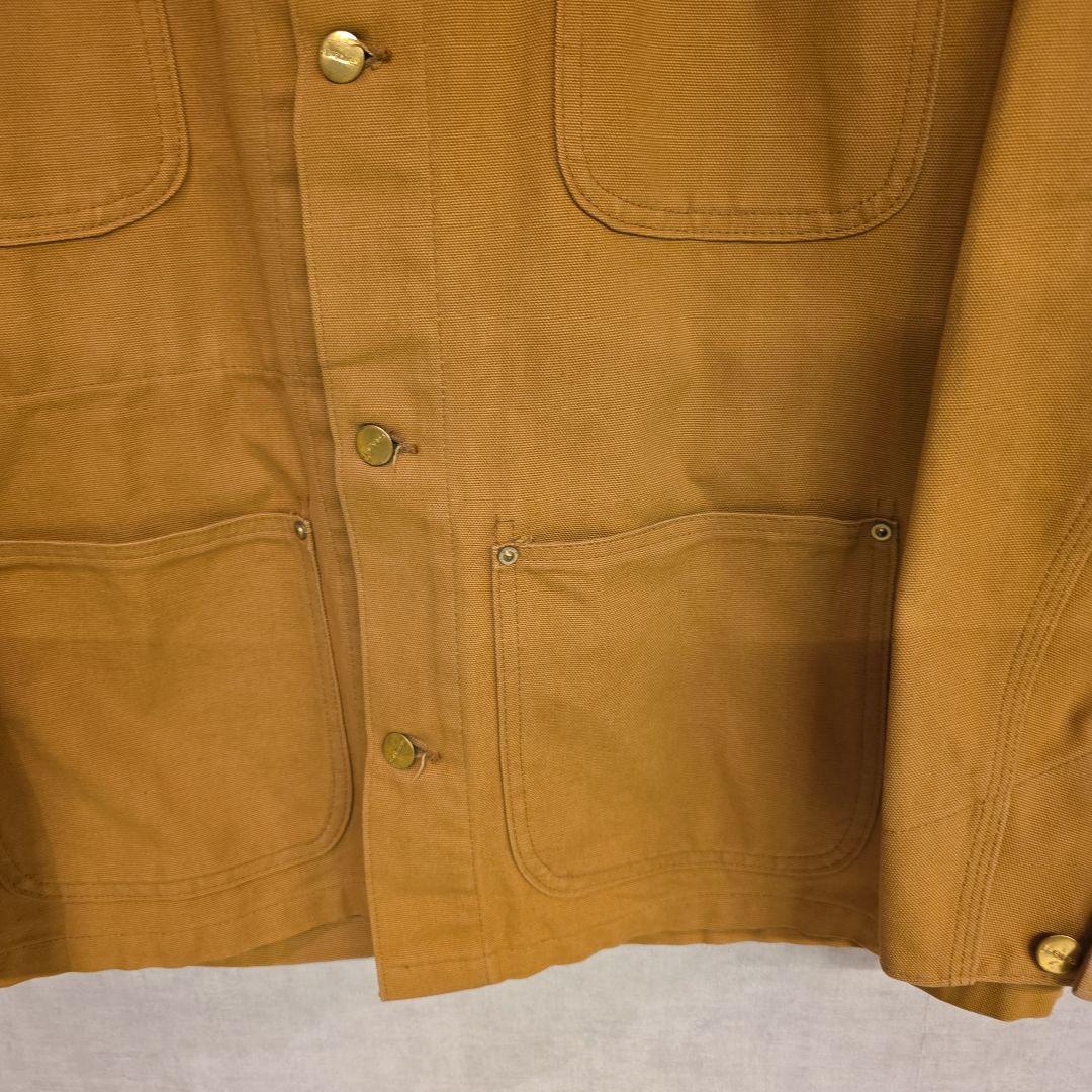 90s USA製　カーハート　ミシガンチョアコート　希少な裏地無し　ヴィンテージ