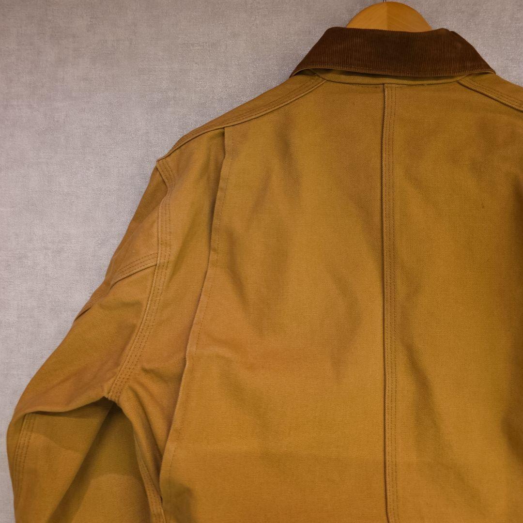 90s USA製　カーハート　ミシガンチョアコート　希少な裏地無し　ヴィンテージ
