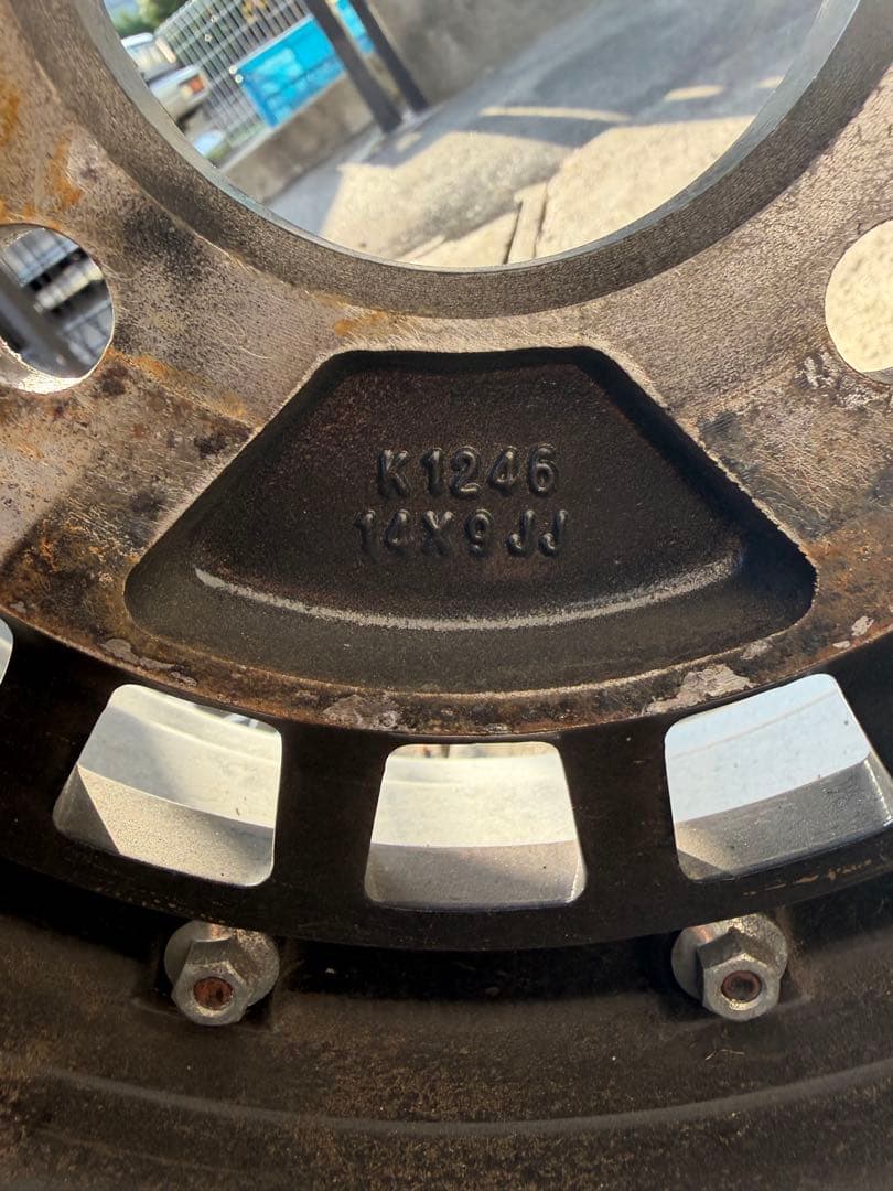 フォーカスレーシング 14インチ ホイール タイヤ付き