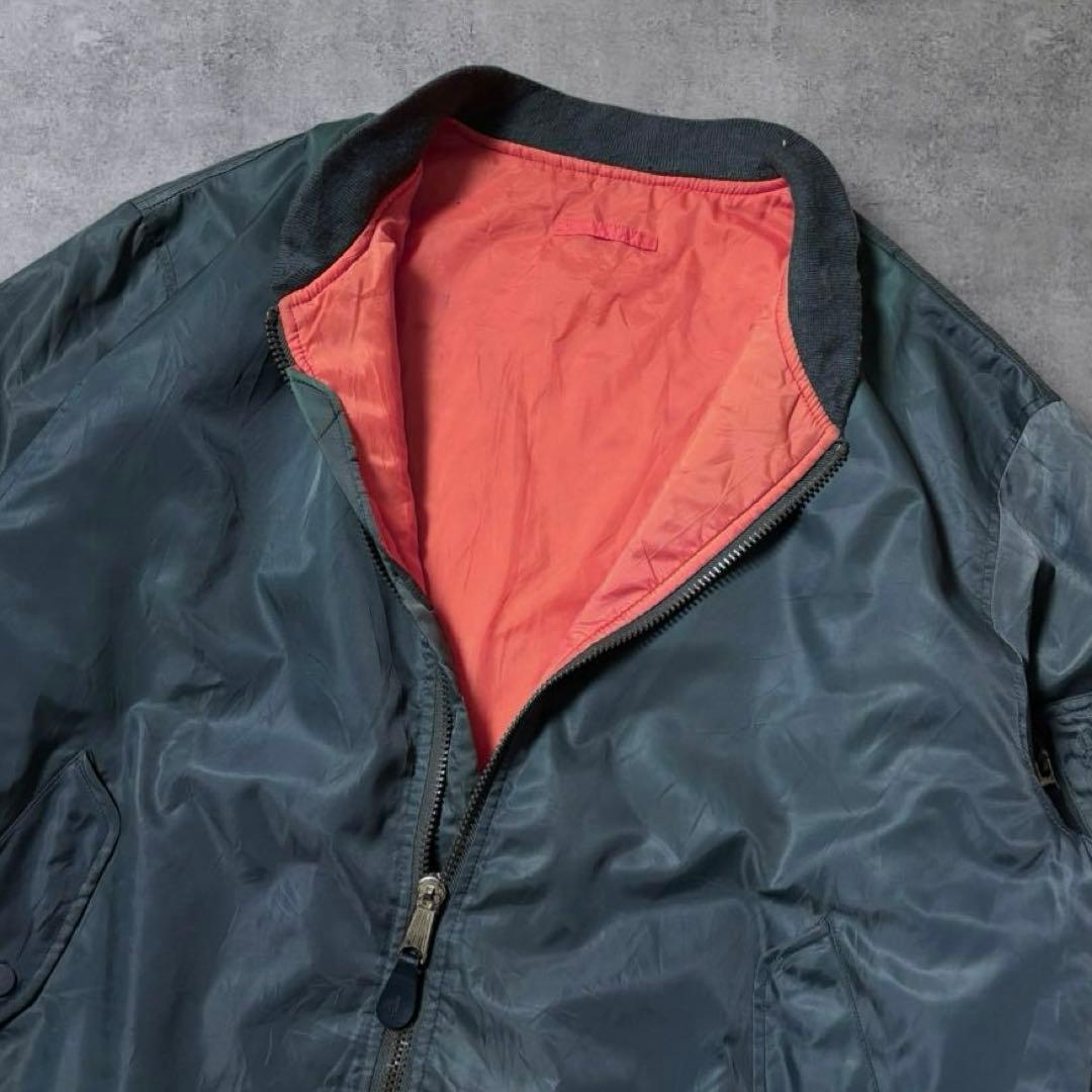 90s USAF MA-1フライトジャケットミリタリー北朝鮮製短丈古着ミリタリー