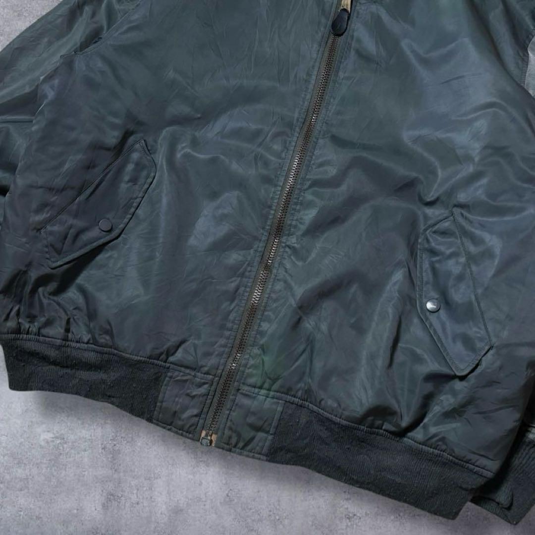 90s USAF MA-1フライトジャケットミリタリー北朝鮮製短丈古着ミリタリー