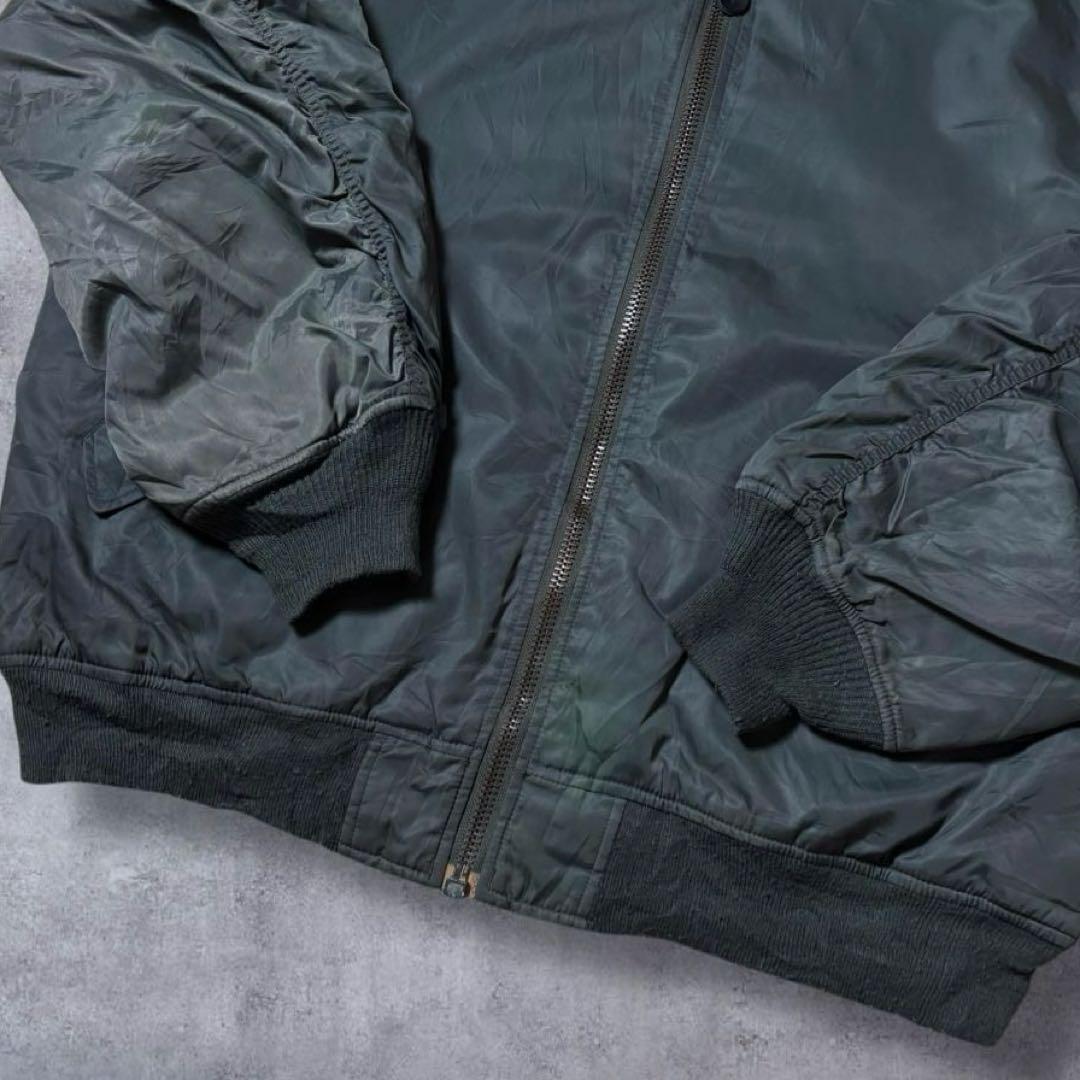 90s USAF MA-1フライトジャケットミリタリー北朝鮮製短丈古着ミリタリー