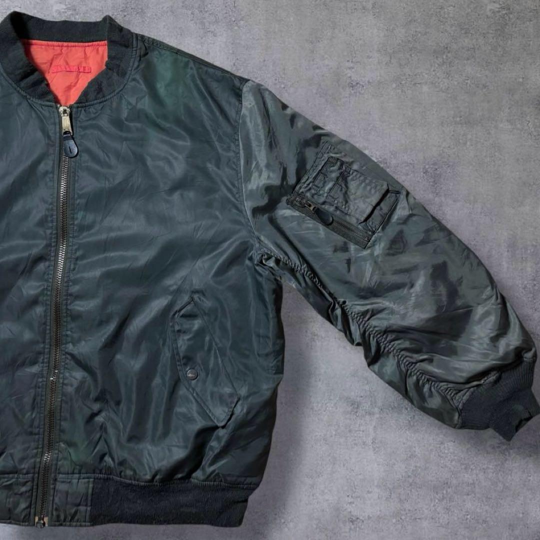90s USAF MA-1フライトジャケットミリタリー北朝鮮製短丈古着ミリタリー