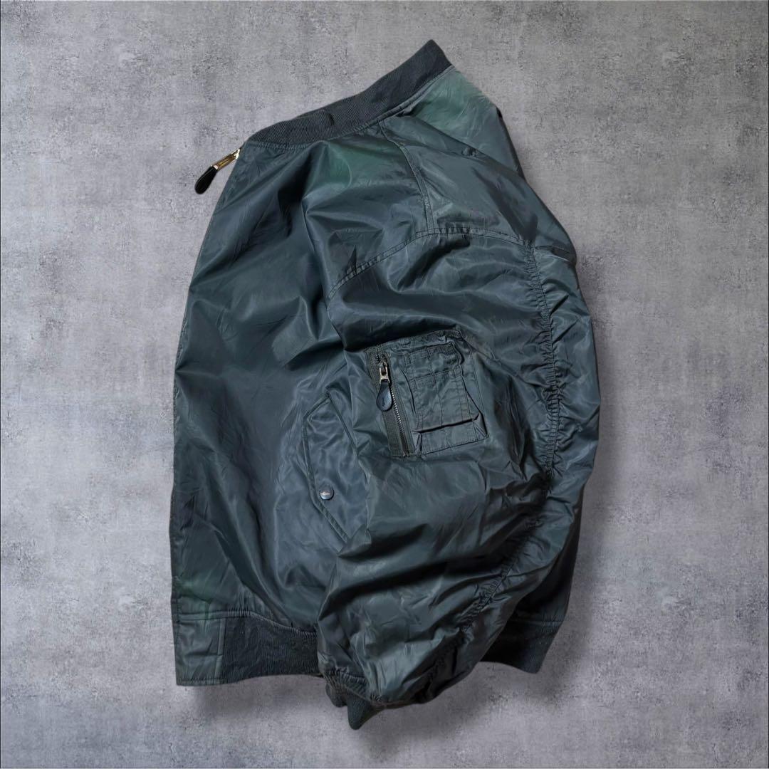 90s USAF MA-1フライトジャケットミリタリー北朝鮮製短丈古着ミリタリー