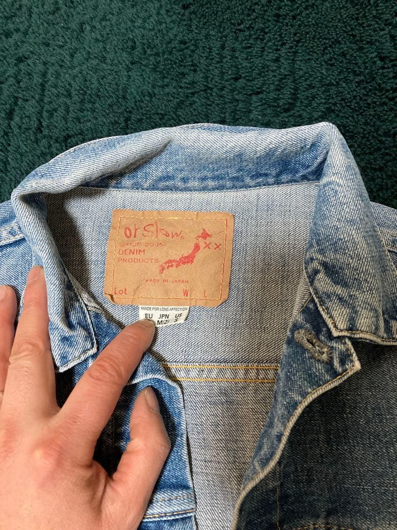 orSlow オアスロウ　デニムジャケット　Mサイズ　セカンドタイプ
