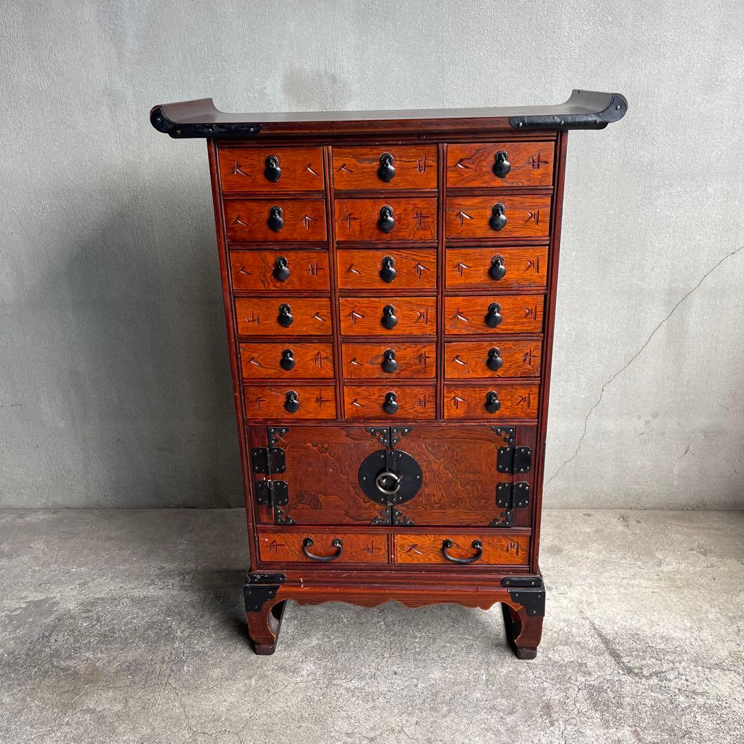 李朝家具　朝鮮家具　薬箪笥　ヤクジャン