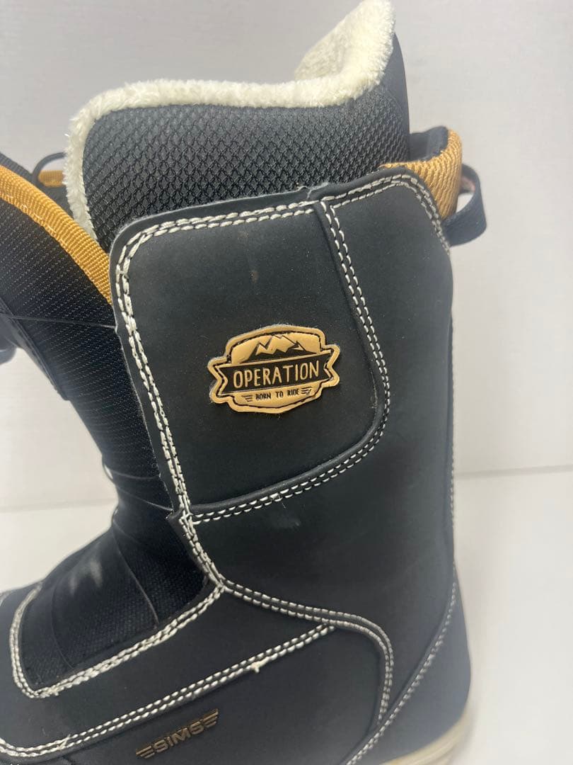 美品 シミス SIMSスノボ ブーツ 24.5cm スノーボード ボア BOA