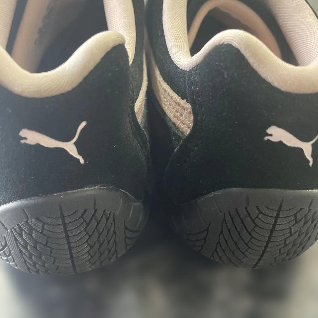 PUMA スピードキャット　ブラック/ピンク25.5