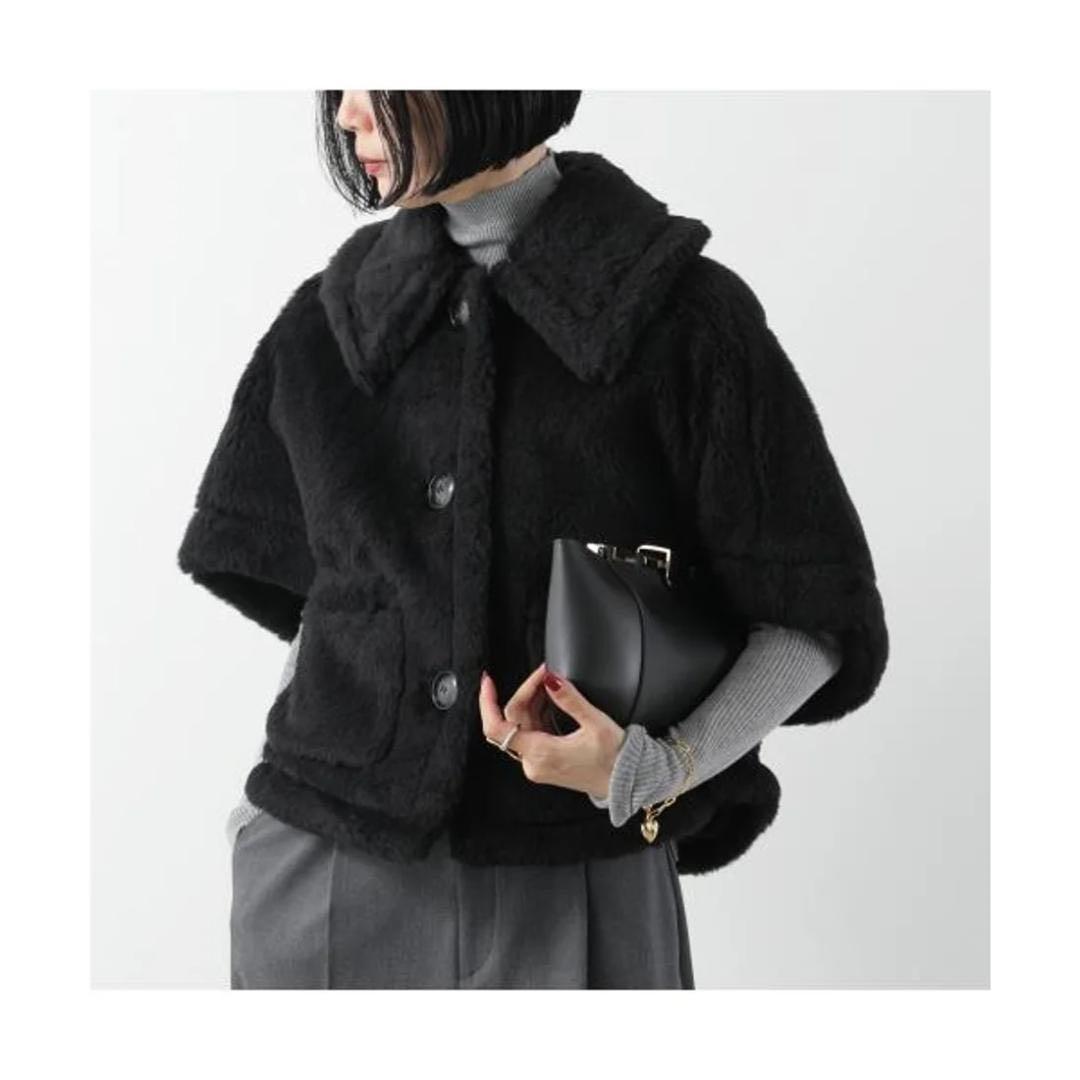 maxmara マックスマーラ　テディベア　ポンチョコート　NEWTERZO