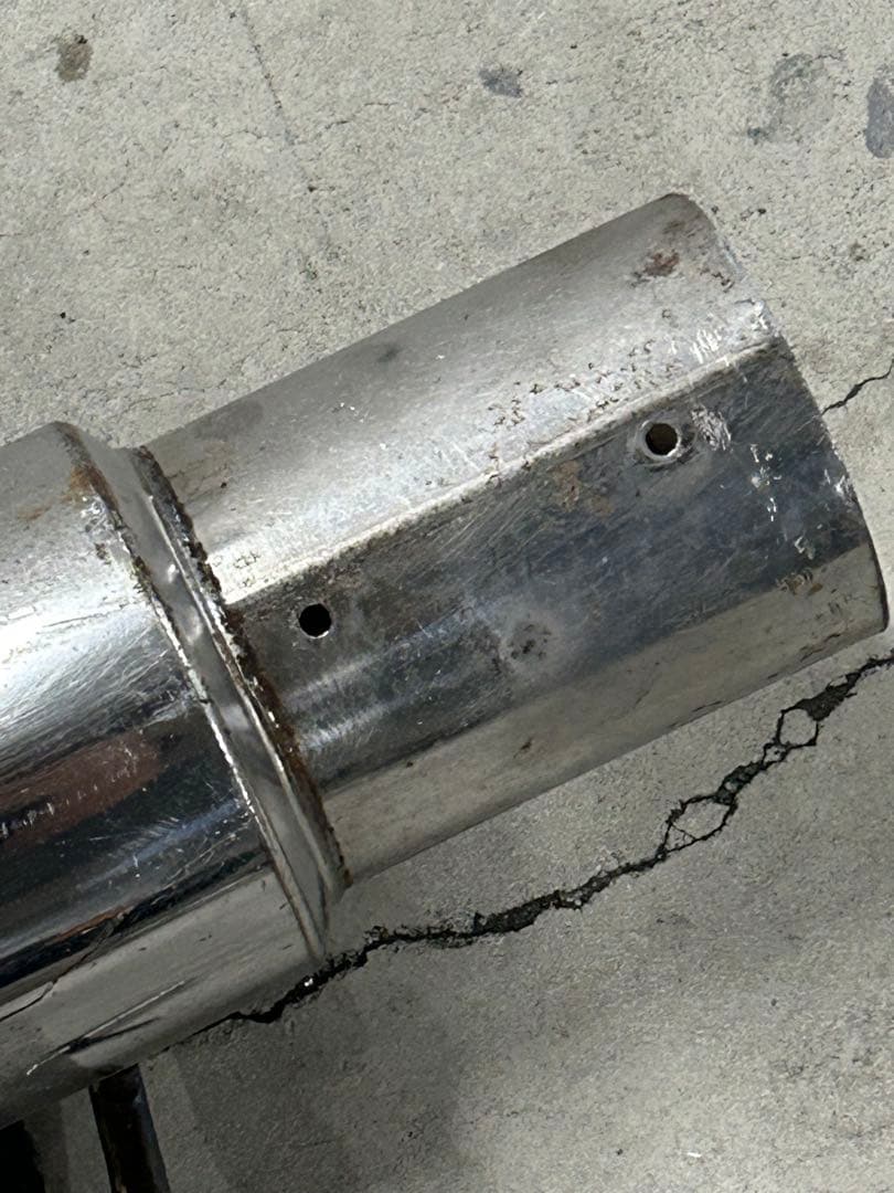 砲弾マフラー 中間パイプ リアピースセット ER34