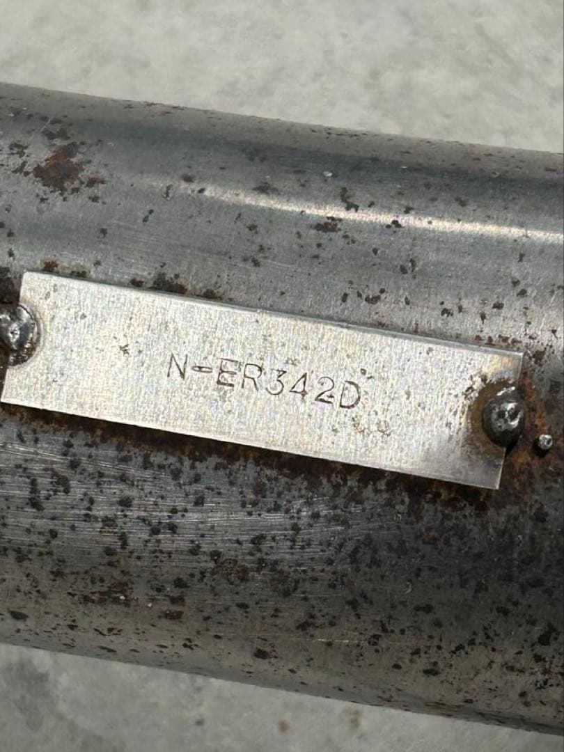 砲弾マフラー 中間パイプ リアピースセット ER34