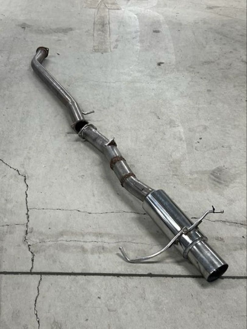 砲弾マフラー 中間パイプ リアピースセット ER34