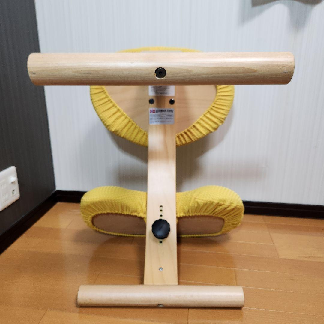 【感動美品】Balans EASY バランスチェア イージー イエローカバー付き