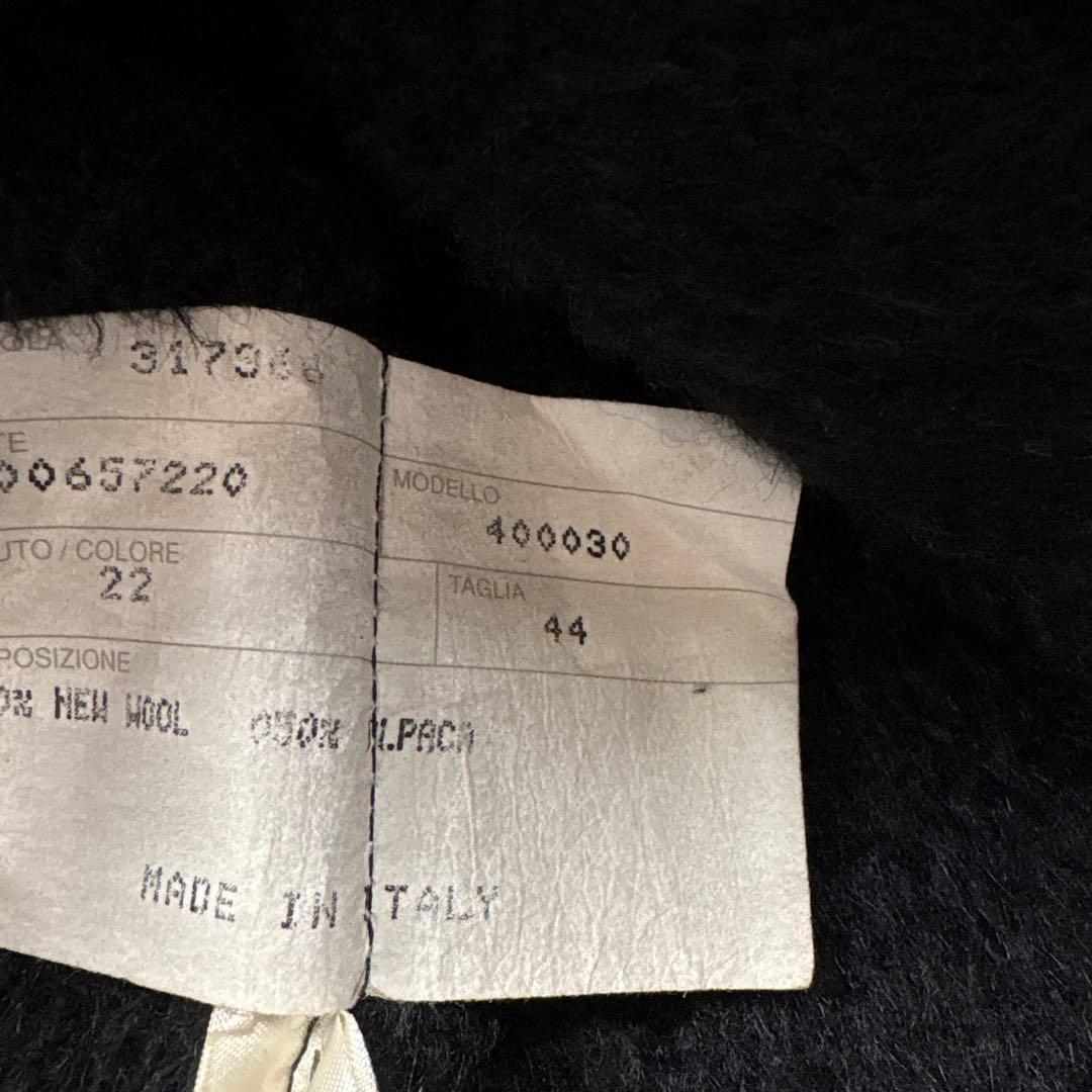 美品　AGNONA アニオナ　アルパカウールシャギーコート　ブラック　44