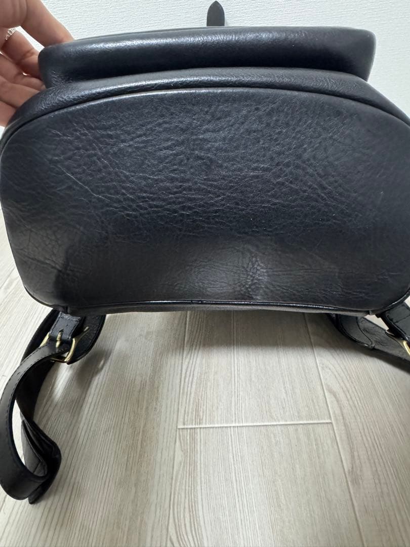 短時間使用　レザー未使用に近い　GANZO 7QS-H レザーリュック　ガンゾ