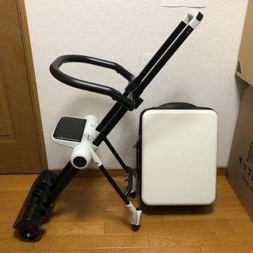 【中古】子供が乗れるキャリーケース キッズトラベルNEO ホワイトZ1