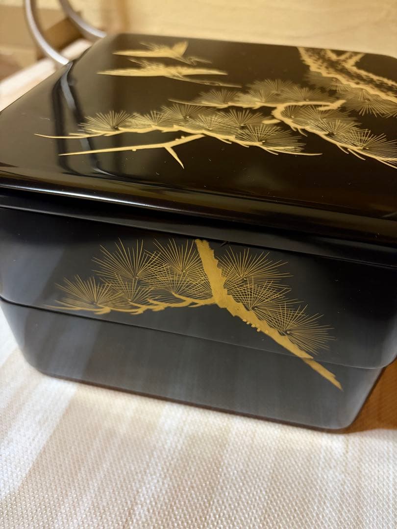 【輪島塗】二段重箱2セット 木箱入り