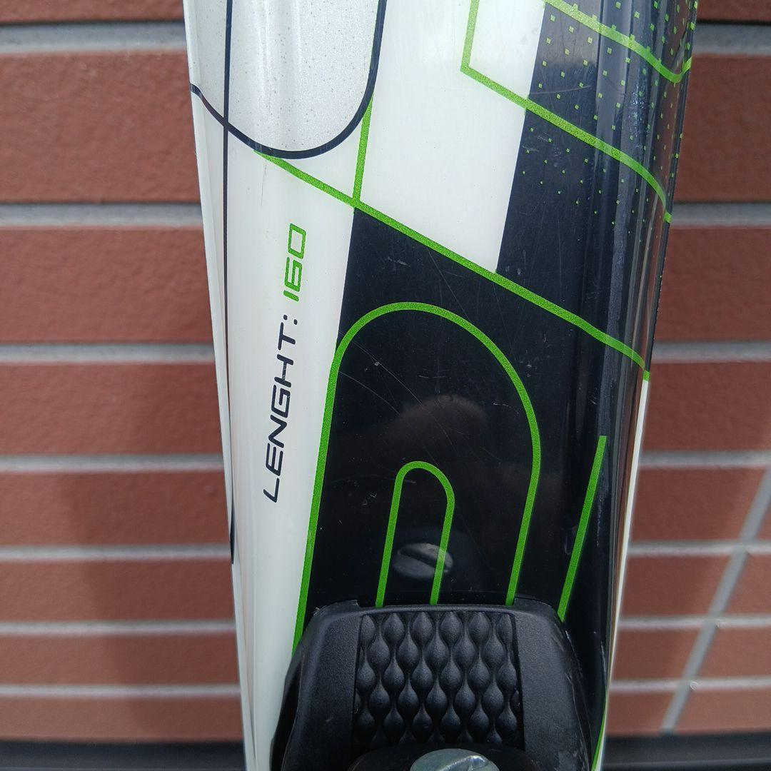 elanスキー 160cm アルペンビンディング