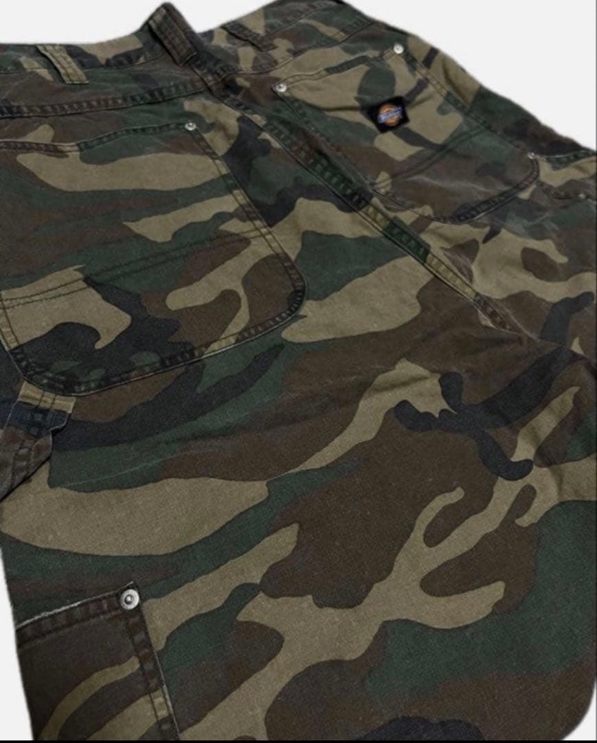 Dickies × FUTURE ARCHIVE ダブルニーワークパンツ カモ