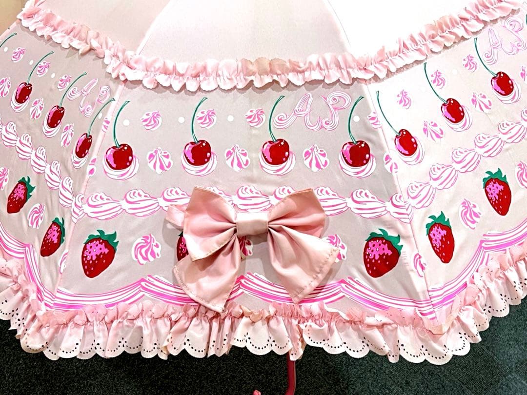 Angelic Pretty ホイップチェリーベリーアンブレラ ピンク