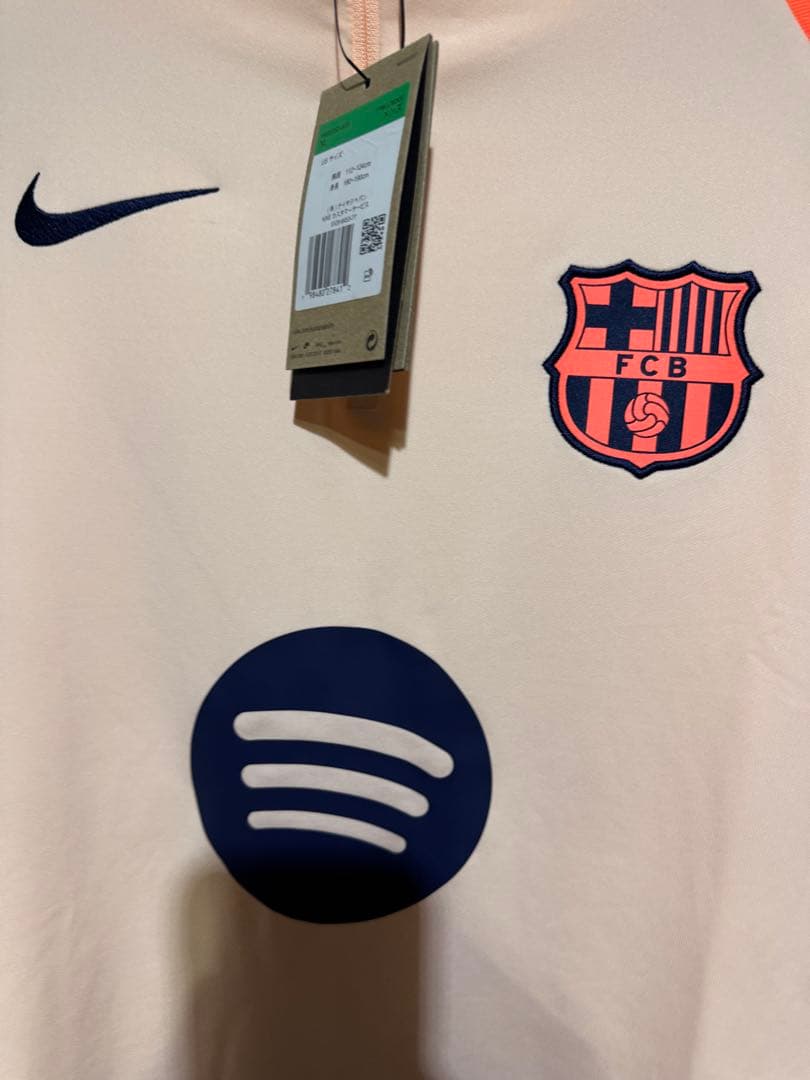 ナイキ　バルセロナ　ドリルトップ　セットアップ　半袖プラクティスシャツ　3セット