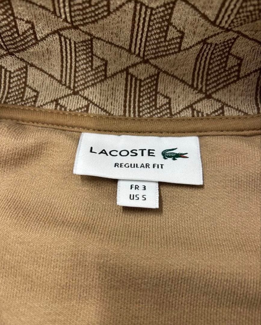 ラコステ　トラックジャケット　ベージュ